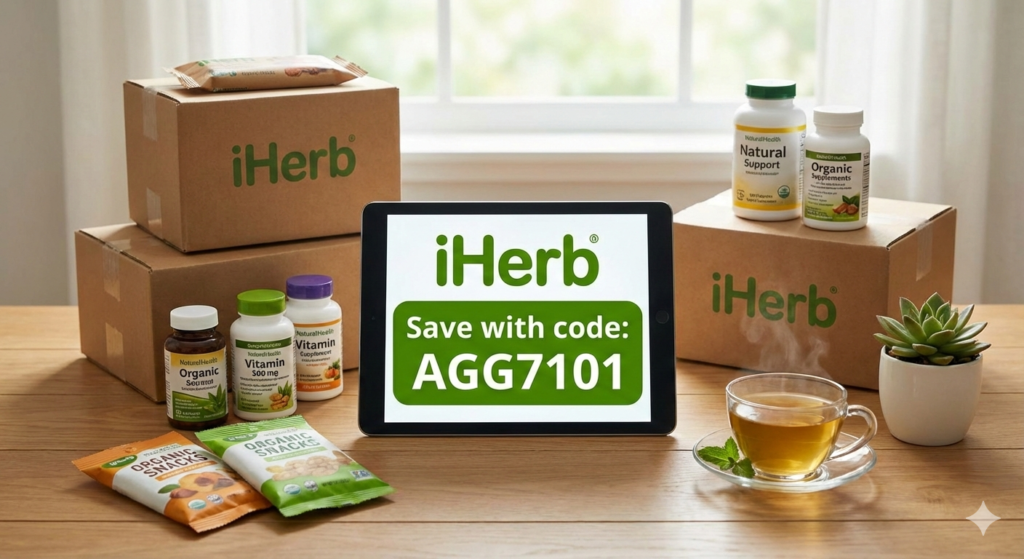 استخدام كود خصم ايهيرب AGG7101 عند الشراء من iherb