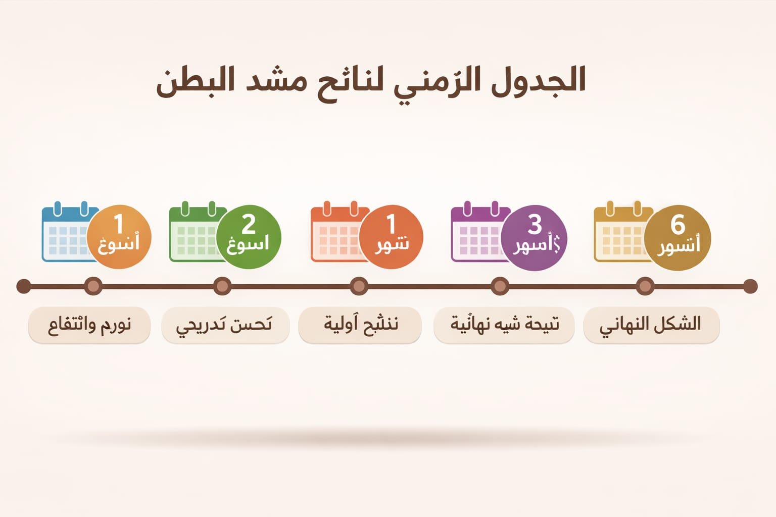 الجدول الزمني لنتائج مشد البطن بعد العملية أسبوعاً بعد أسبوع