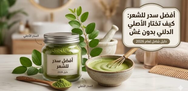 صورة توضيحية لأفضل نوع سدر للشعر الأصلي وكيفية التمييز بينه وبين السدر المغشوش - دليل 2026